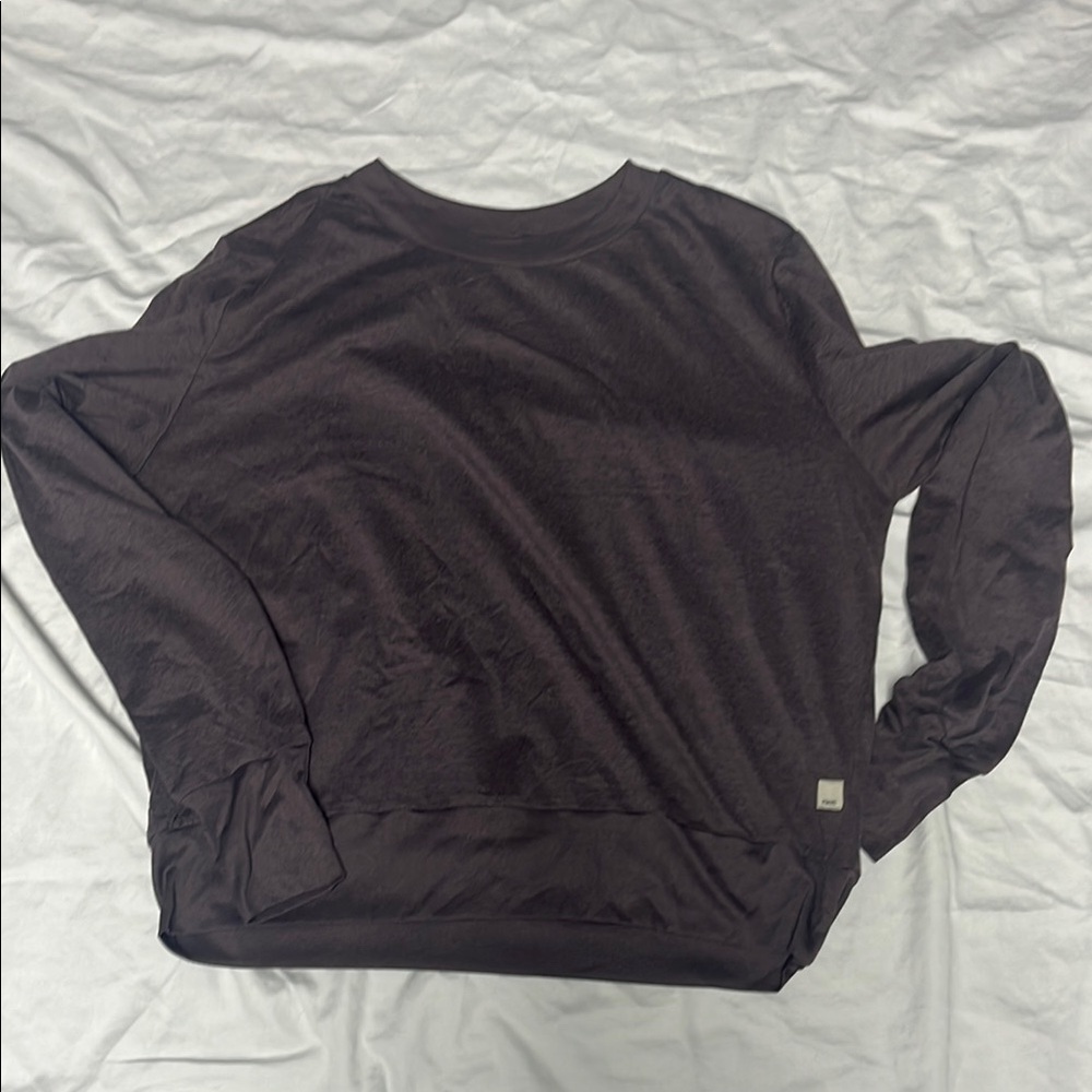Vuori Purple Cropped Tee
